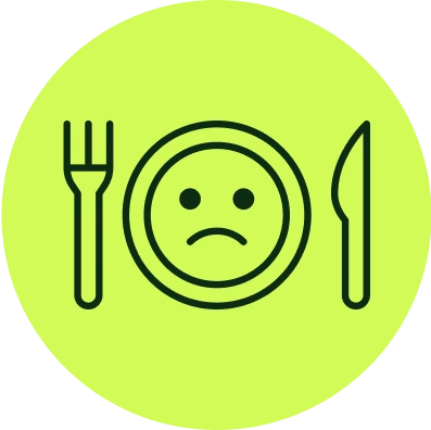 Disminución del apetito